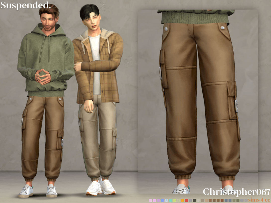Скриншот мода Штаны Suspended Pants